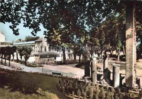 AK / Ansichtskarte  Bourbonne-les-Bains 52 Haute-Marne Le Parc du Casino vu des Ruines