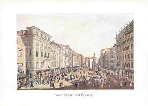 AK / Ansichtskarte  WIEN AT Graben und Pestsaeule