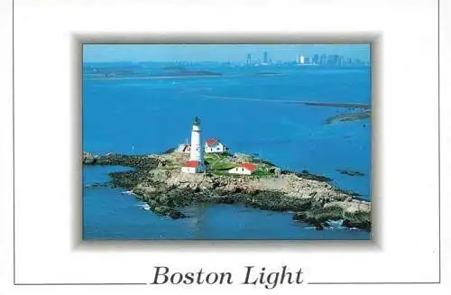 AK / Ansichtskarte  Leuchtturm Lighthouse Faro Phare-- Historic Boston Light Massachusetts