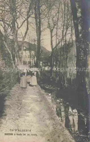 AK / Ansichtskarte  Valsesia Region Varallo Sesia Piemonte IT Partie am Bach