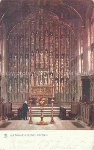 AK / Ansichtskarte  Oxford  Oxfordshire UK All Souls' College Tuck's Postcard Oilette Kuenstlerkarte