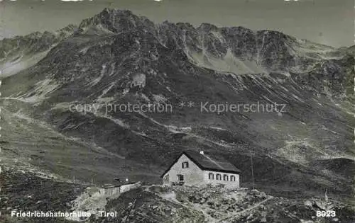 AK / Ansichtskarte  Galtuer Tirol AT Friedrichshafnerhuette Berghuette Alpen