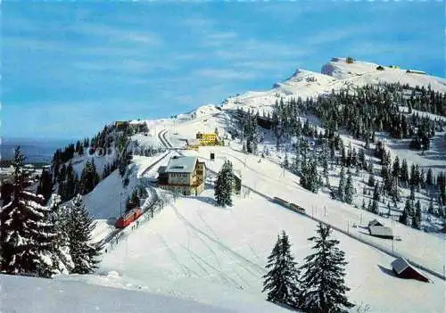 AK / Ansichtskarte  Rigi Staffel SZ und Rigi-Kulm mit Vitznau- und Arth-Rigi-Bahnen Winterpanorama