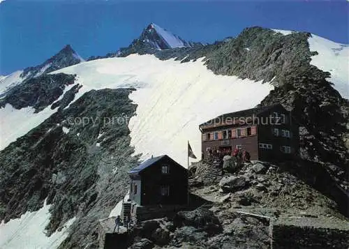 AK / Ansichtskarte  Saas-Fee VISP VS Mischabelhuette am Dom Lenzspitze Berghaus Walliser Alpen