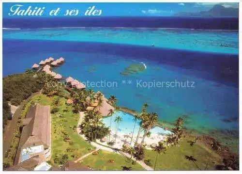 AK / Ansichtskarte  Tahiti Polynesia et ses îles vue aérienne Hôtel Tahiti Beachcomber Inter. Continental Resort