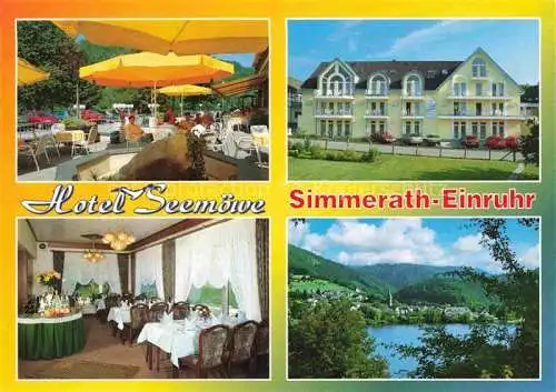 AK / Ansichtskarte  Einruhr Simmerath Hotel Seemoewe Terrasse Restaurant Panorama Rurstausee