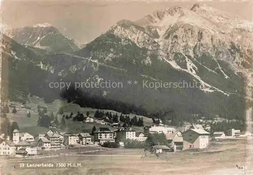 AK / Ansichtskarte  Lenzerheide GR Teilansicht Alpen