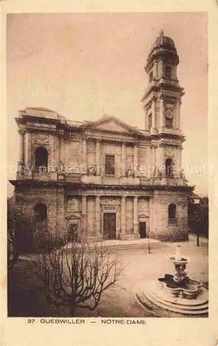 AK / Ansichtskarte  Guebwiller Elsass 68 Haut-Rhin Eglise Notre Dame Collection l'Alsace