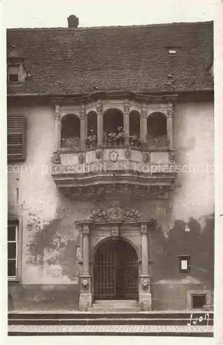 AK / Ansichtskarte  COLMAR 68 Haut-Rhin Vieille maison 16e siècle