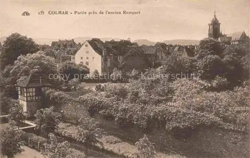 AK / Ansichtskarte  COLMAR 68 Haut-Rhin Partie près de l'ancien rempart