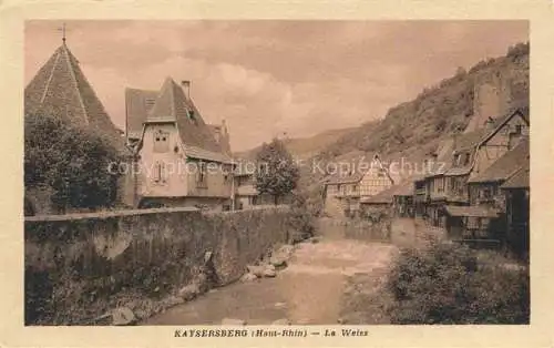 AK / Ansichtskarte  Kaysersberg Kaisersberg Alsace 68 Haut Rhin La Weiss