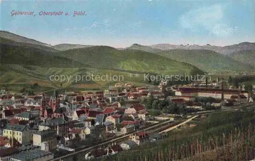 AK / Ansichtskarte  Gebweiler Guebwiler 68 Haut-Rhin Alsace Panorama Oberstadt und Buehl