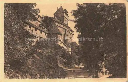 AK / Ansichtskarte  Haut-Koenigsbourg Hohkoenigsburg Orschwiller 67 Bas-Rhin Entrée