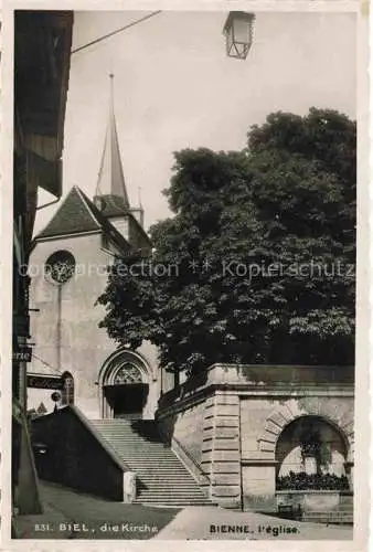 AK / Ansichtskarte  Biel Bienne BE Eglise Kirche