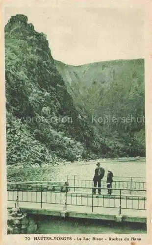 AK / Ansichtskarte  Lac Blanc Haut-Rhin Weisser See Orbey 68 Haut-Rhin Roches du Hans