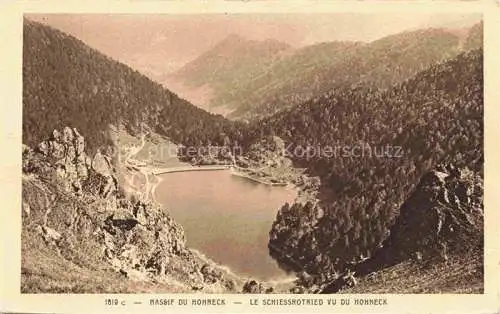AK / Ansichtskarte  Schiessrotried Schiessrothried Lac de Munster 68 Haut-Rhin Vue générale du Hohneck Massif du Hohneck