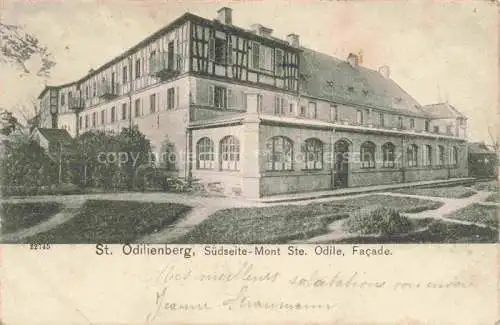 AK / Ansichtskarte  St Odilienberg Mont-Ste-Odile 67 Bas-Rhin Fassade Suedseite