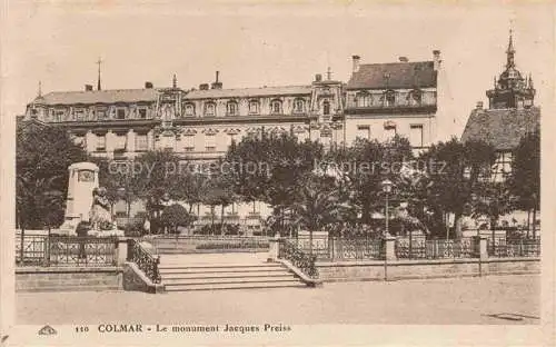 AK / Ansichtskarte  COLMAR 68 Haut-Rhin Monument Jacques Preiss