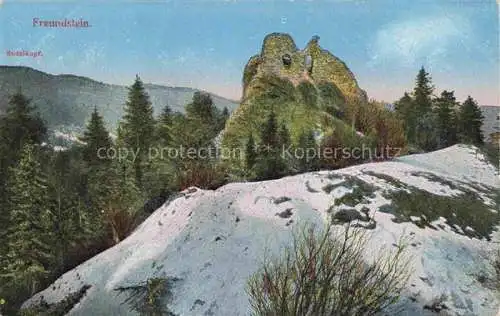 AK / Ansichtskarte  Freundstein Ruine Saint-Die 88 Vosges Landschaft Felsen