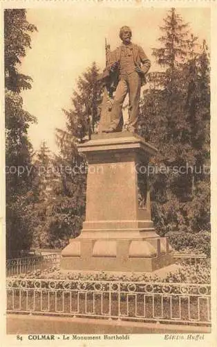 AK / Ansichtskarte  COLMAR 68 Haut-Rhin Monument Bartholdi Denkmal