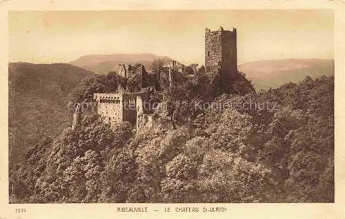 AK / Ansichtskarte  Ribeauville Rappoltsweiler 68 Haut Rhin Château Saint Ulrich