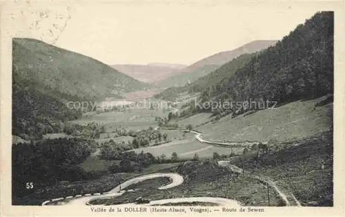 AK / Ansichtskarte  Doller Vallee Alfeld la Ville Sewen 68 Haut-Rhin Vue panoramique Route de Sewen