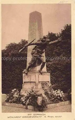 AK / Ansichtskarte  Dornach  Mulhouse 68 Haut-Rhin Monument Commémoratif Denkmal