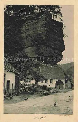 AK / Ansichtskarte  Grauftal Graufthal Eschbourg 67 Bas Rhin Une petite ferme