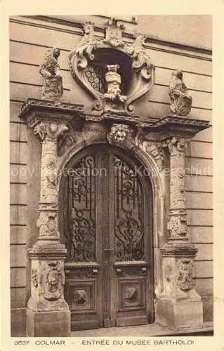 AK / Ansichtskarte  COLMAR 68 Haut-Rhin Entrée du Musée Bartholdi