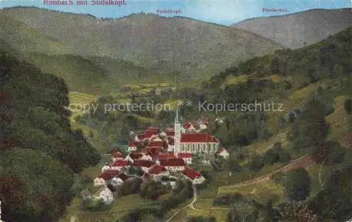 AK / Ansichtskarte  Rimbach-pres-Guebwiller 68 Haut-Rhin Panorama Blick gegen Sudelkopf Vogesen