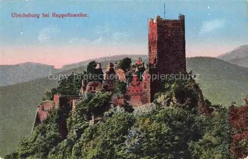 AK / Ansichtskarte  Rappoltsweiler Ribeauville 68 Elsass Haut-Rhin Ulrichsburg