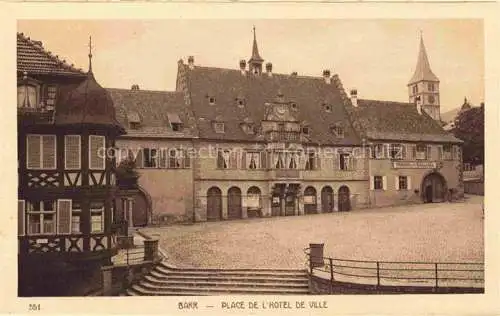 AK / Ansichtskarte  Barr 67 Bas-Rhin Place de l'Hôtel de Ville