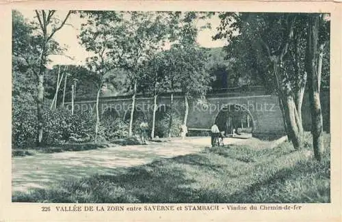 AK / Ansichtskarte  Stambach Saverne 67 Bas Rhin Vallée de la Zorn Viaduc du chemin de fer