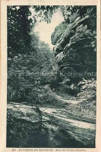 AK / Ansichtskarte  Saverne Zabern 67 Bas Rhin Alsace Saut du Prince Charles