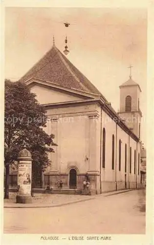 AK / Ansichtskarte  MULHOUSE Muehlhausen 68 Alsace Eglise Sainte Marie