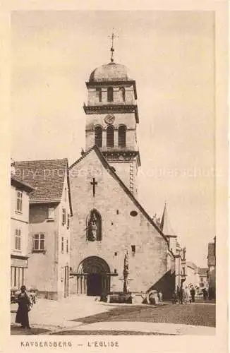 AK / Ansichtskarte  Kaysersberg Kaisersberg Alsace 68 Haut Rhin Eglise Kirche