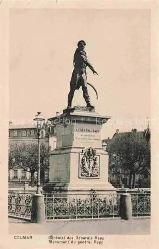 AK / Ansichtskarte  COLMAR 68 Haut-Rhin Denkmal des General Rapp Monument du Général Rapp