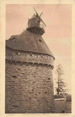 AK / Ansichtskarte  Hohkoenigsburg Haut-Koenigsbourg 67 Bas-Rhin Muehle Moulin