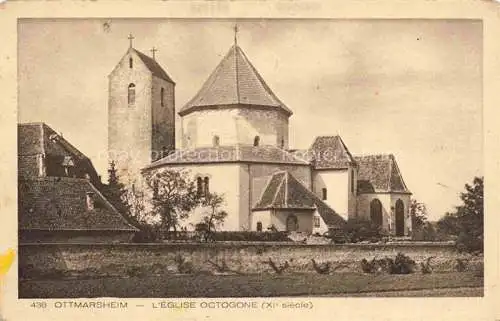 AK / Ansichtskarte  Ottmarsheim Mulhouse Alsace 68 Haut-Rhin Eglise Octogone XIe siècle