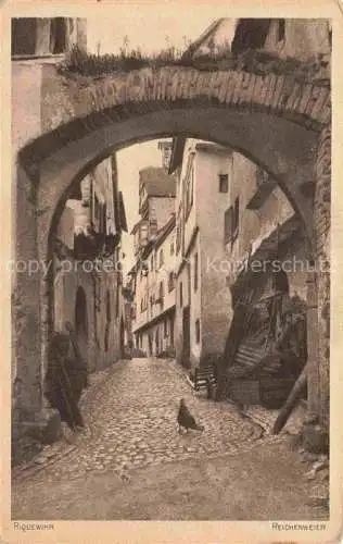 AK / Ansichtskarte  Riquewihr Ribeauville 68 Haut Rhin Gasse