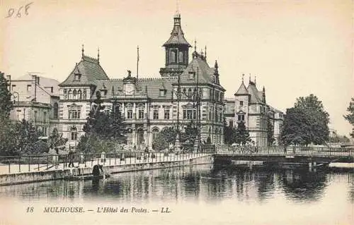 AK / Ansichtskarte  MULHOUSE Muehlhausen 68 Alsace Hôtel des Postes