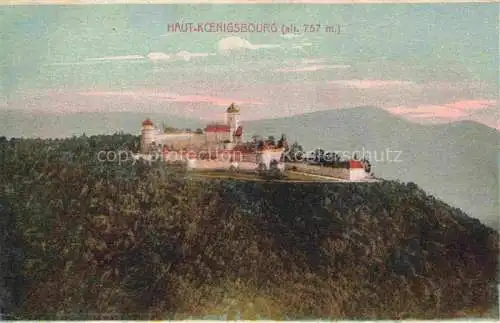 AK / Ansichtskarte  Haut-Koenigsbourg Hohkoenigsburg Orschwiller 67 Bas-Rhin Vue générale