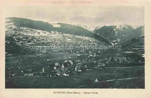 AK / Ansichtskarte  Muenster  Elsass Munster 68 Alsace Haut-Rhin Panorama Petite Vallée