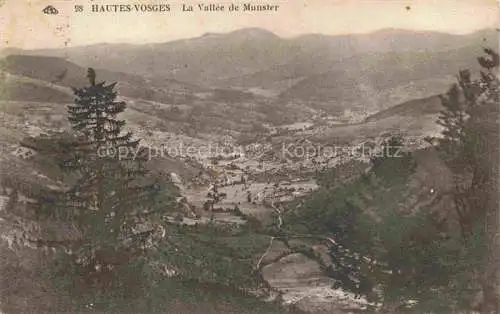 AK / Ansichtskarte  Muenster  Elsass Munster 68 Alsace Haut-Rhin Panorama Vallée de Munster Hautes Vosges