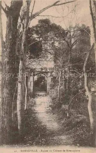 AK / Ansichtskarte  Ribeauville Rappoltsweiler 68 Haut Rhin Ruines du Château