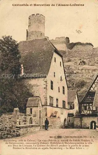 AK / Ansichtskarte  Kaysersberg Kaisersberg Alsace 68 Haut Rhin Vieux pont et la Maison du Prévôt Frédéric II