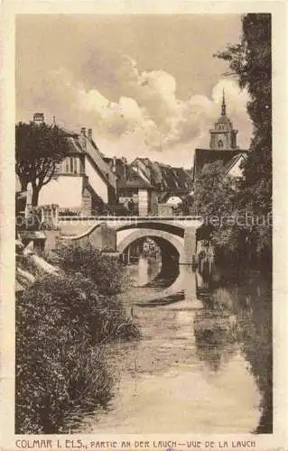AK / Ansichtskarte  COLMAR 68 Haut-Rhin Partie an der Lauch vue de la Lauch