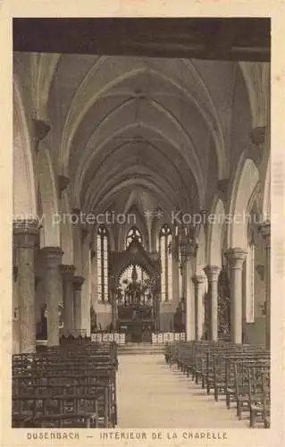 AK / Ansichtskarte  Dusenbach Ribeauville 68 Alsace Intérieur de la chapelle