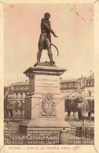 AK / Ansichtskarte  COLMAR 68 Haut-Rhin Statue du Général Rapp Denkmal