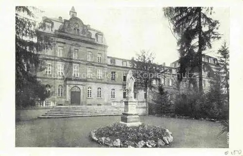 AK / Ansichtskarte  Zillisheim Mulhouse 68 Haut-Rhin Collège Episcopal Entrée principale Statue Monument